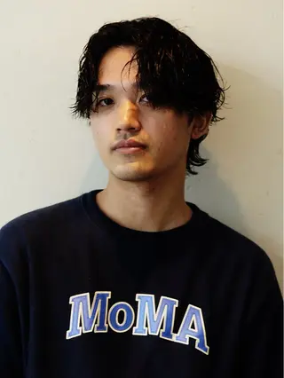 ショート パーマ メンズ メンズパーマ特化 カバヤマ　リョウのヘアスタイル