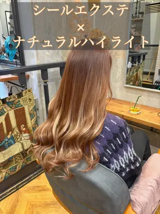ロング カラー エクステ指名No.1 【店長】橘田のヘアスタイル