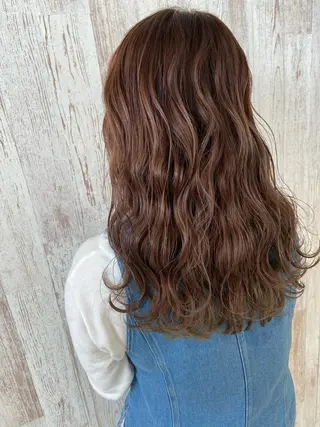 ロング カラー Oopsレイヤー 加藤澄都のヘアスタイル