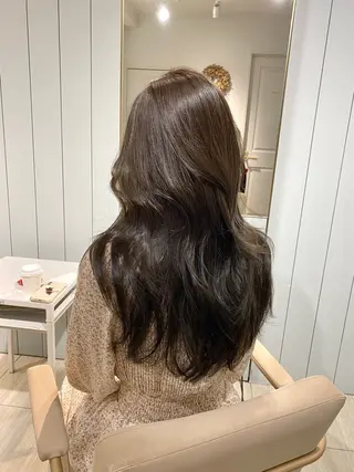 ロング カラー 髪質改善×レイヤー カット💎yuiのヘアスタイル