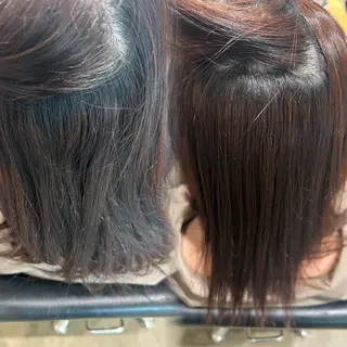 セミロング くろだ かなのヘアスタイル