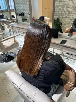 ミディアム 北千住 髪質改善 カナのヘアスタイル