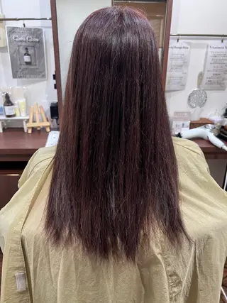 ロング カラー TELA HAIR 店長 塩田のヘアスタイル