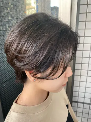ショート カラー パーマ Bianca 代表 硲 貴亮【東武練馬】のヘアスタイル