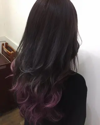 セミロング カラー Loob.TOKYO MIYA🌈のヘアスタイル