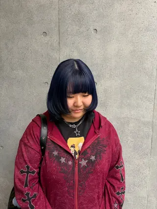ショート カラー 一目惚れ艶ハイトーン /艶カラー/しほのヘアスタイル