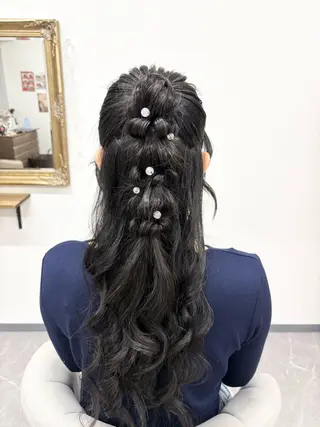 ヘアアレンジ ヘアサロン ミカヅキのヘアスタイル