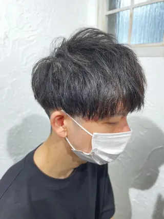 ショート カラー パーマ メンズ 新宿御苑前/ボブ 髪質改善Ryuseiのヘアスタイル
