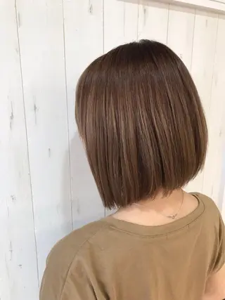 ミディアム カラー M字・前髪割れ 改善メンズ特化/栢沼のヘアスタイル