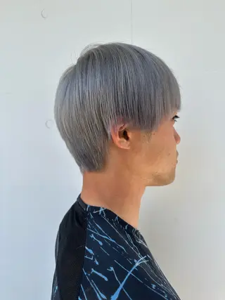 カラー メンズ DAIKIベージュ 🍂レイヤーカットのヘアスタイル