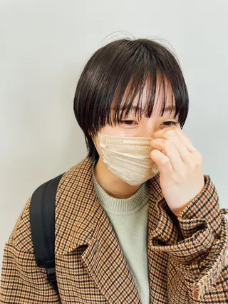 ショート カラー 関 京磨のヘアスタイル