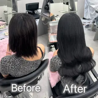 ロング エクステ|カラー| Futaba🎀♡のヘアスタイル