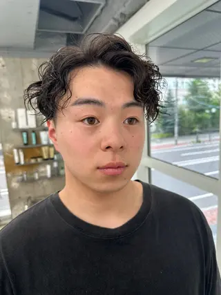パーマ メンズ 似合わせが得意 村松慧汰のヘアスタイル