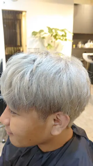 カラー メンズ アイハラ クニタカのヘアスタイル