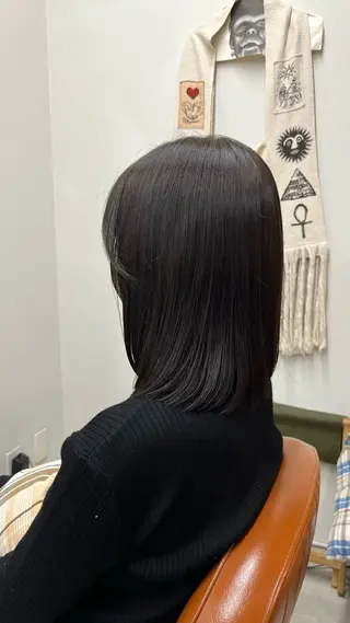 ミディアム カラー 【HI】 樋口莉乃のヘアスタイル