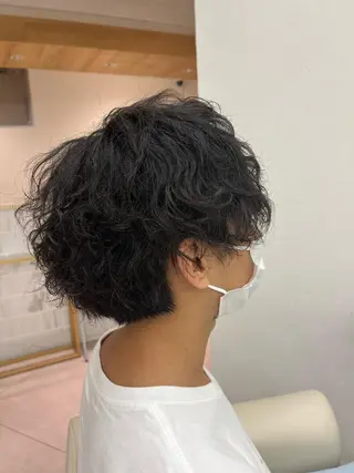 パーマ 梶 久菜乃のヘアスタイル
