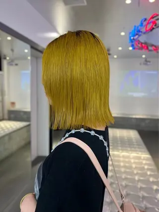 ミディアム カラー ヘアアレンジ 💟ケア×ハイトーン 💟/ミオのヘアスタイル