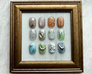 ネイル zuki🌔nail ┆堺筋本町・心斎橋のネイルデザイン