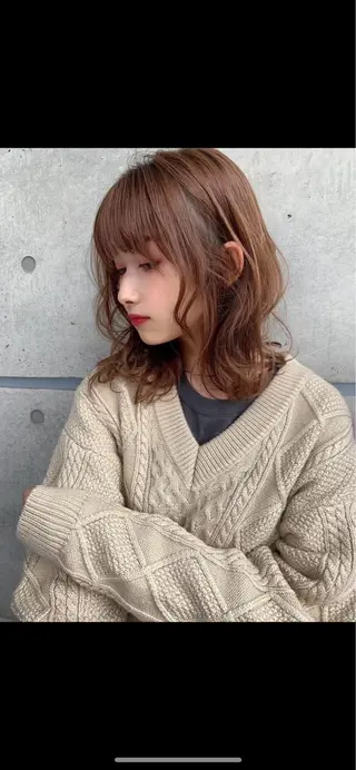 ミディアム カラー 横浜駅メンズパーマ師 🌀岩﨑弘成🌀のヘアスタイル