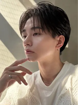 ショート カラー パーマ ヘアアレンジ メンズ 大宮/曲がる縮毛矯正 /毛流れ特化/NAOのヘアスタイル