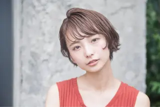 ショート ☕️ベージュカラー 内藤光哉☕️のヘアスタイル