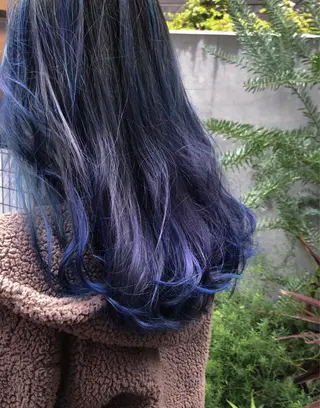 ロング カラー Moca 〰️のヘアスタイル