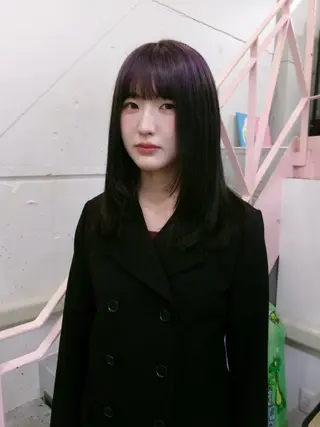 セミロング カラー ヘアアレンジ 倉田 光希のヘアスタイル