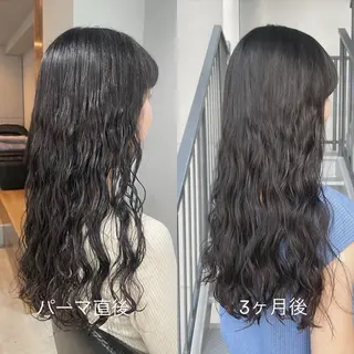 ロング パーマ 【表参道】Ruri デジタルパーマのヘアスタイル