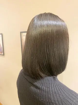 ミディアム カラー 髪質改善 大内翔太のヘアスタイル