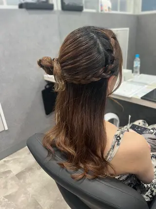 ロング 加藤 碧唯のヘアスタイル