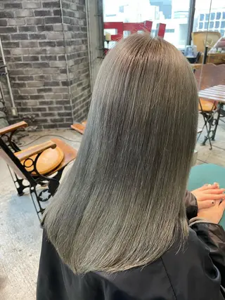 セミロング カラー 🍀Ryosuke 🍀のヘアスタイル