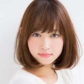 ミディアム クラッチムク博多小川 旭のヘアスタイル