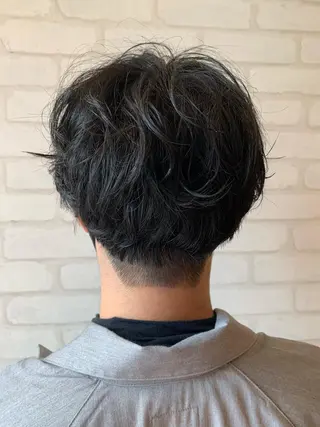 パーマ メンズ 秋葉 万柚子のヘアスタイル