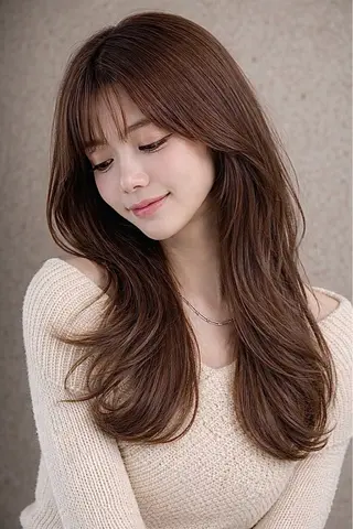 ロング カラー 拓麿✂︎/韓国ヘア× コテ巻きパーマのヘアスタイル