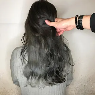 ロング 福原 優介のヘアスタイル
