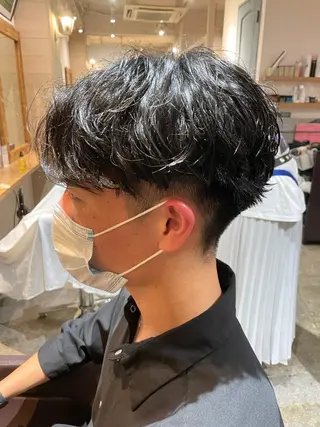 パーマ メンズ 優真/難波で 1番パーマが上手いのヘアスタイル