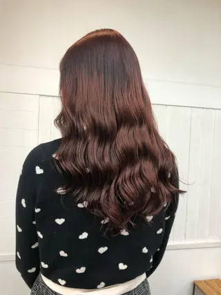ロング カラー ヘアアレンジ JURI🤎 ワンカールレイヤーのヘアスタイル