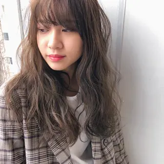 ロング 関 京磨のヘアスタイル