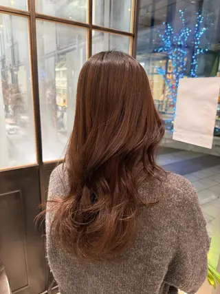 ロング カラー 雨積 清夏のヘアスタイル