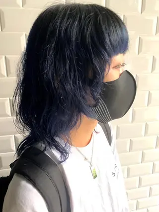 ミディアム カラー パーマ appiis 柳田葵　横浜のヘアスタイル