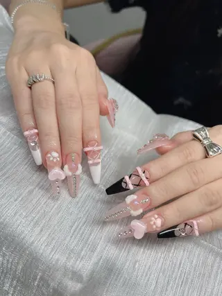 ネイル Lee Nails チップ長さだし専門店のネイルデザイン