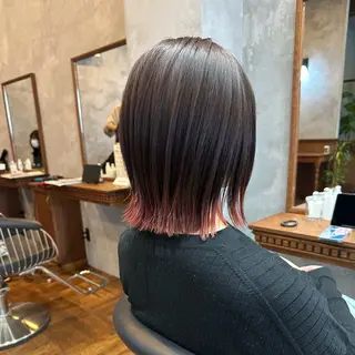 ショート カラー 廣瀬双葉 ボブ/ミディアムのヘアスタイル