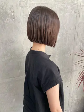 ショート カラー 江上拓郎/ショート /酸性ストレートのヘアスタイル