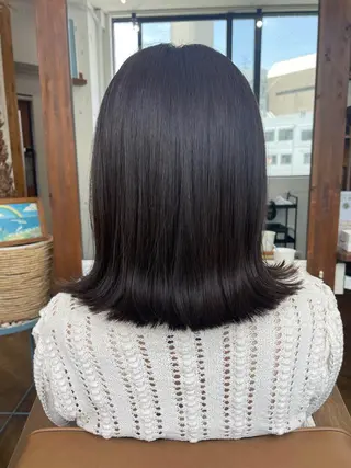 ミディアム arisa .のヘアスタイル