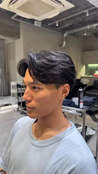 パーマ メンズ 新宿/ヘアカラー Fumaのヘアスタイル