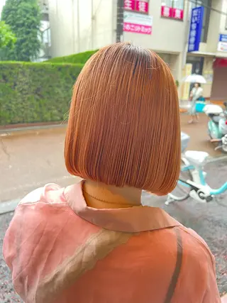 ショート ハイライト特化小澤 奈津美のヘアスタイル