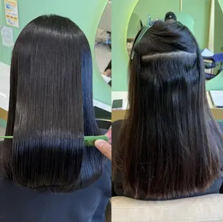 カラー ロング パーマ 似合わせ/髪質改善 /Bonheur京介のヘアスタイル