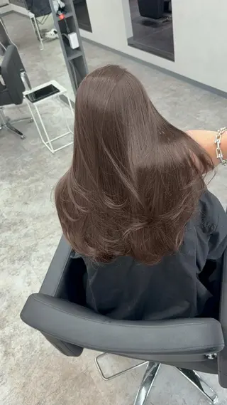 セミロング 'comma rinkaのヘアスタイル