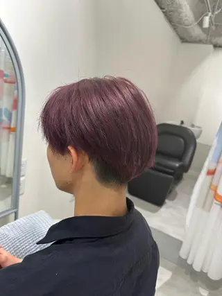 ショート カラー メンズ 💎メンズパーマ特化 🥇メンズのプロのヘアスタイル
