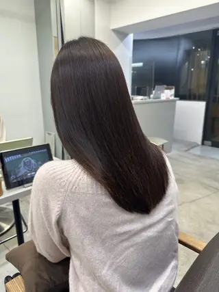ロング 絶対綺麗な暖色カラー 🎯あります✨増渕✨のヘアスタイル